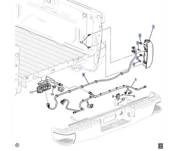 84365931 - : Tail Light Assembly for GM Image
