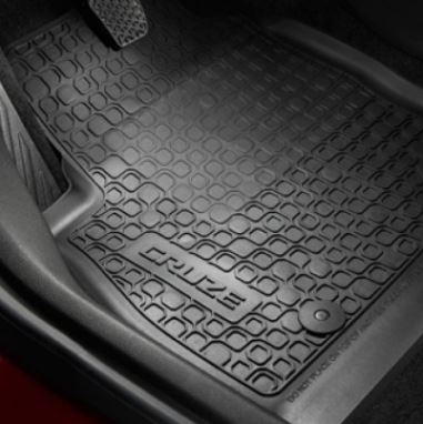 39109943 - : Front Premium All-Weather Floor Mats in Jet Black w/ Cruze Script for GM Image