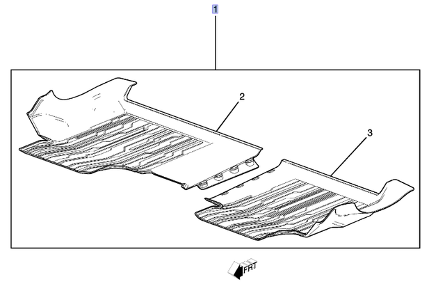 23356365 - : Mat Pkg (2nd Row) (Cocoa) for GM Image