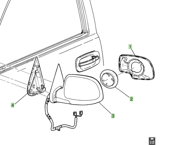 15179830 - Body: Mirror for GM Image
