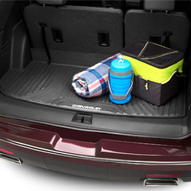 84185666 - : Cargo Mat Pkg (Fit for Third row seat in upright position) (Black) for GM Image
