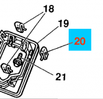 11513599 - Body: Side Shield Nut for Buick: Cascada, Enclave, Encore, Encore GX, Envision, LaCrosse, LeSabre, Park Avenue, Reatta, Regal, Regal Sportback, Regal TourX, Rendezvous, Terraza | Cadillac: ATS, CT6, CTS, DeVille, ELR, Escalade, Escalade ESV, Escalade EXT, Seville, SRX, STS, XLR, XT5, XTS | Chevrolet: Avalanche, Aveo, Aveo5, Bolt EUV, Bolt EV, Camaro, Caprice, Captiva Sport, Cobalt, Colorado, Corvette, Cruze, Cruze Limited, Equinox, HHR, Impala, Impala Limited, Lumina, Malibu, Malibu Limited, Monte Carlo, Silverado 1500, Silverado 1500 LD, Silverado 2500 HD, Silverado 3500 HD, Silverado EV, Sonic, Spark, Spark EV, SS, Suburban, Suburban 1500, Suburban 2500, Tahoe, Traverse, Trax, Uplander, Venture, Volt | GMC: Acadia, Acadia Limited, Canyon, Sierra 1500, Sierra 1500 Limited, Sierra 2500 HD, Sierra 3500 HD, Terrain, Yukon, Yukon XL, Yukon XL 1500, Yukon XL 2500 | Hummer: H2, H3T | Oldsmobile: Aurora, Silhouette | Pontiac: Aztek, Bonneville, G3, G5, G6, G8, Grand Prix, Montana, Solstice, Torrent, Trans Sport | Saturn: Ion, L200, L300, LW200, LW300, Outlook, Relay, Sky, Vue Image