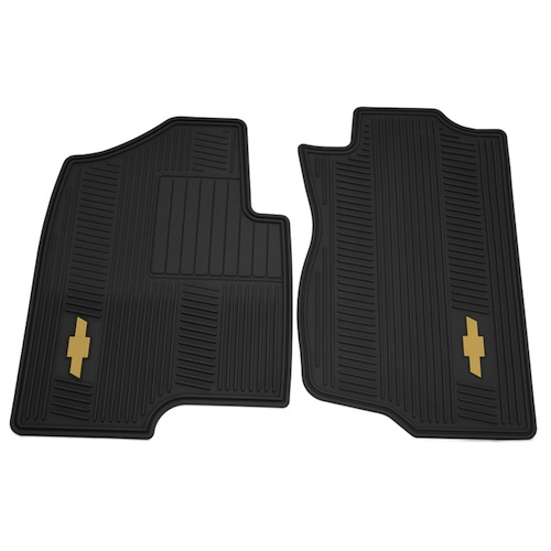 12499639 - Interior: Floor Mats, Premium All Weather, Front Set for Chevrolet: Avalanche, Silverado 1500, Silverado 1500 Classic, Silverado 1500 HD Classic, Silverado 2500 HD, Silverado 2500 HD Classic, Silverado 3500 Classic, Silverado 3500 HD, Suburban 1500, Suburban 2500, Tahoe Image
