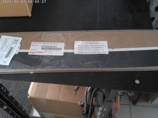 PT92903181 - Exterior: Bumper Protector, Rear, Black for Toyota: Camry Image