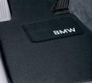 82112293537 - : Carpeted Floor Mats With Bmw Lettering Heel (Black) for BMW Image