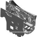 23355581 - : Dark Titanium Front Driver Side Door Trim for GM Image