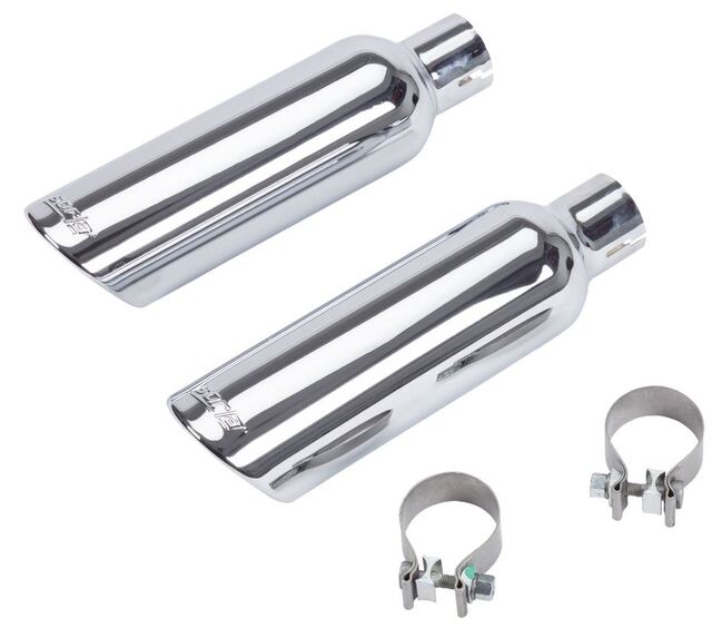 19303347 - Performance: Performance Exhaust Tip Pkg (2) By Borla(R), Bright Chrome for Cadillac: Escalade, Escalade ESV | Chevrolet: Silverado 1500, Silverado 1500 LD, Silverado 1500 LTD, Silverado 2500 HD, Silverado 3500 HD, Suburban, Suburban 3500 HD, Tahoe | GMC: Sierra 1500, Sierra 1500 Limited, Sierra 2500 HD, Sierra 3500 HD, Yukon, Yukon XL Image