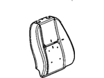 15243902 - Body: Seat Back Pad for Cadillac: Escalade, Escalade ESV, Escalade EXT | Chevrolet: Avalanche, Silverado 1500, Silverado 2500 HD, Silverado 3500 HD, Suburban 1500, Suburban 2500, Tahoe | GMC: Sierra 1500, Sierra 2500 HD, Sierra 3500 HD, Yukon, Yukon XL 1500, Yukon XL 2500 Image