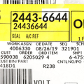 24436644 - HVAC: Evaporator Tube Seal for Buick: Cascada, LaCrosse, Regal, Verano | Cadillac: XT6, XTS | Chevrolet: Cruze, Cruze Limited, Impala, Malibu, Malibu Limited Image