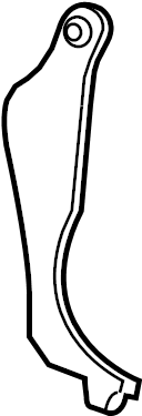 23492814 - : Rear Parking Brake Actuator Lever for Cadillac: Escalade, Escalade ESV | Chevrolet: Silverado 1500, Silverado 1500 LD, Suburban, Tahoe | GMC: Sierra 1500, Sierra 1500 Limited, Yukon, Yukon XL Image