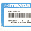 KLG415908 - Cooling System: Alternator Belt for Mazda Image
