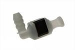 3B0955665C - Body: Elbow for Volkswagen: Arteon, Atlas, Atlas Cross Sport, Beetle, CC, e-Golf, Eos, Golf, Golf Alltrack, Golf R, Golf SportWagen, GTI, ID. Buzz, ID.4, Jetta, Passat, Phaeton, R32, Rabbit, Taos, Tiguan, Tiguan Limited, Touareg Image
