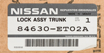 84630ET02A - Body: Lock for Nissan Image