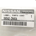 990A2ZN40A - Accessories: Engine Decal for Nissan Image