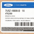 7U5Z18808B - : Speaker for Ford: Crown Victoria, E-150, E-250, E-350 Super Duty, E-450 Super Duty, Escape, Escort, Excursion, Expedition, Explorer Sport, Explorer Sport Trac, F-150, F-250 Super Duty, F-350 Super Duty, F-450 Super Duty, F-550 Super Duty, Five Hundred, Focus, Freestyle, Mustang, Ranger, Taurus, Windstar | Lincoln: Aviator, Continental, LS, Mark LT, Navigator, Town Car | Mercury: Cougar, Grand Marquis, Marauder, Mariner, Montego, Sable, Tracer Image