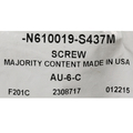 N610019S437M - Electrical: Base Screw for Ford Image