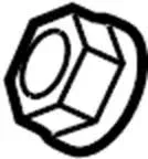 W714265S442 - : Catalytic Converter Nut for Ford Image