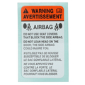 FE0157K92A - Body: Air Bag Label for Mazda Image
