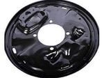 15650129 - Brakes: Backing Plate for Cadillac: Escalade, Fleetwood | Chevrolet: C1500, C2500, Express 1500, Express 2500, K1500 Pickup, K2500 Pickup, Suburban C1500, Suburban C2500, Suburban K1500, Suburban K2500, Tahoe | GMC: C1500 Pickup, C2500 Pickup, K1500 Pickup, K2500 Pickup, Savana 1500, Savana 2500, Suburban C1500, Suburban C2500, Suburban K1500, Suburban K2500, Yukon Image