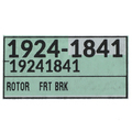 19241841 - : Front Disc Brake Rotor for GM Image