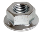 6104718AA - Steering: Hex Flange Lock Nut for Chrysler: 200, Sebring | Dodge: Avenger, Caliber, Dakota, Durango, Nitro, Ram 1500, Sprinter 2500, Sprinter 3500 | Jeep: Cherokee, Commander, Compass, Gladiator, Grand Cherokee, Grand Cherokee L, Grand Cherokee WK, Liberty, Patriot, Wrangler, Wrangler JK | Ram: 1500, 1500 Classic, 2500, 3500, Dakota Image