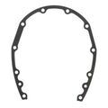 10108435 - Engine: Timing Cover Gasket for Buick: Commercial Chassis, Electra, LeSabre, Roadmaster | Cadillac: Brougham, Fleetwood | Chevrolet: Astro, Blazer, C/K Pickup, C1500, C2500, C3500, Camaro, Caprice, Corvette, El Camino, G10, G20, G30, Impala, K1500 Pickup, K2500 Pickup, K3500 Pickup, K5 Blazer, Monte Carlo, P20, P30, R10, R20, R2500, R30, R3500, S10, S10 Blazer, Suburban C10, Suburban C1500, Suburban C20, Suburban C2500, Suburban K10, Suburban K1500, Suburban K20, Suburban K2500, Suburban R10, Suburban R1500, Suburban R20, Suburban R2500, Suburban V10, Suburban V1500, Suburban V20, Suburban V2500, Tahoe, V10, V20, V30, V3500 | GMC: C1500 Pickup, C2500 Pickup, C3500 Pickup, Caballero, G1500, G2500, G3500, Jimmy, Jimmy S15, K1500 Pickup, K2500 Pickup, K3500 Pickup, P2500, P3500, R1500 Pickup, R2500 Pickup, R3500 Pickup, S15, Safari, Sonoma, Suburban C1500, Suburban C2500, Suburban K1500, Suburban K2500, Suburban R1500, Suburban R2500, Syclone, Typhoon, V1500, V1500 Suburban, V2500, V2500 Suburban, V3500, Yukon | Oldsmobile: Bravada, Custom Cruiser | Pontiac: Bonneville, Firebird, Grand Prix, Parisienne, Safari Image