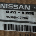 963661ZR0A - : Mirror Glass for Nissan Image