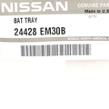 24428EM30B - : Battery Tray for Nissan Image
