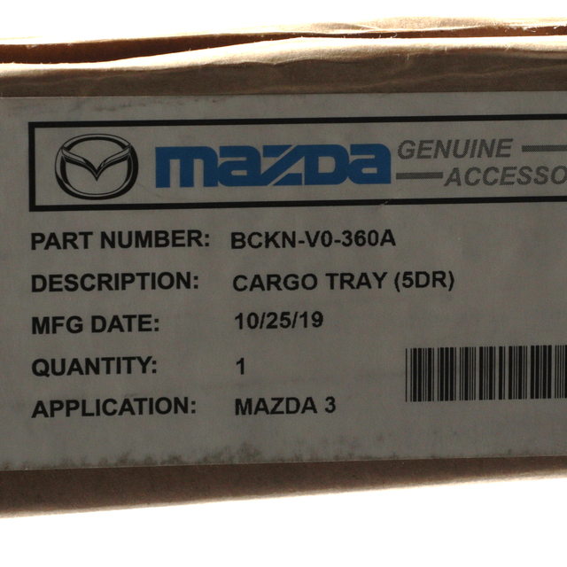 BCKNV0360A - Interior: Cargo Tray, Hatchback for Mazda Image