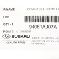 94061AJ07A - : Scuff Plate for Subaru: Legacy, Outback Image