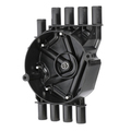 10452459 - Electrical: Distributor Cap for Cadillac: Escalade | Chevrolet: C1500, C2500, C3500, C3500HD, Express 1500, Express 2500, Express 3500, K1500 Pickup, K2500 Pickup, K3500 Pickup, P30, Suburban C1500, Suburban C2500, Suburban K1500, Suburban K2500, Tahoe | GMC: C1500 Pickup, C2500 Pickup, C3500 Pickup, C3500HD, K1500 Pickup, K2500 Pickup, K3500 Pickup, P3500, Savana 1500, Savana 2500, Savana 3500, Suburban C1500, Suburban C2500, Suburban K1500, Suburban K2500, Yukon Image