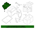 648603TA0A - Electrical: Battery Tray for Nissan Image