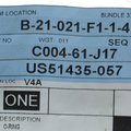 C00461J17 - HVAC: Expansion Valve O-Ring for Mazda Image