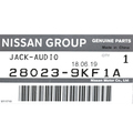 280239KF1A - Body: Auxiliary Jack for Nissan Image
