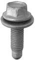 11516845 - : Bumper Face Bar Bolt (QTY 1) for Buick: Enclave, Terraza | Cadillac: Escalade EXT | Chevrolet: Avalanche 1500, Avalanche 2500, Silverado 1500, Silverado 2500 HD, Silverado 3500 HD, Traverse, Uplander | GMC: Acadia, Acadia Limited | Hummer: H2 | Pontiac: Aztek, Montana | Saturn: Outlook, Relay Image