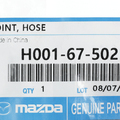 H00167502 - Wiper &amp; Washer: Windshield Washer Hose Connector for Mazda Image