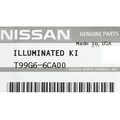 T99G66CA00 - Interior: Illuminated Kickplates for Nissan Image