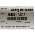 65158AJ01A - Body: Reveal Molding for Subaru: Legacy, Outback Image