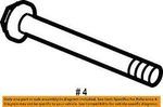 1140308806K - : Water Pump Assembly Lower Bolt for Kia Image