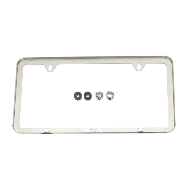 SOA342L152 - Exterior: License Plate Frame, Stainless Steel for Subaru: Ascent, BRZ, Crosstrek, Forester, Impreza, Legacy, Outback, Solterra, WRX Image