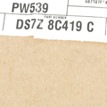 DS7Z8C419C - Cooling System: Auxiliary Pump for Ford Image