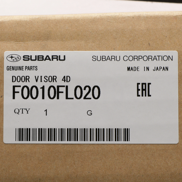 F0010FL020 - Exterior: Side Window Deflector - 4 Door for Subaru: Impreza Image