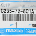 C235728C1A - Body: Center Panel Clip for Mazda Image