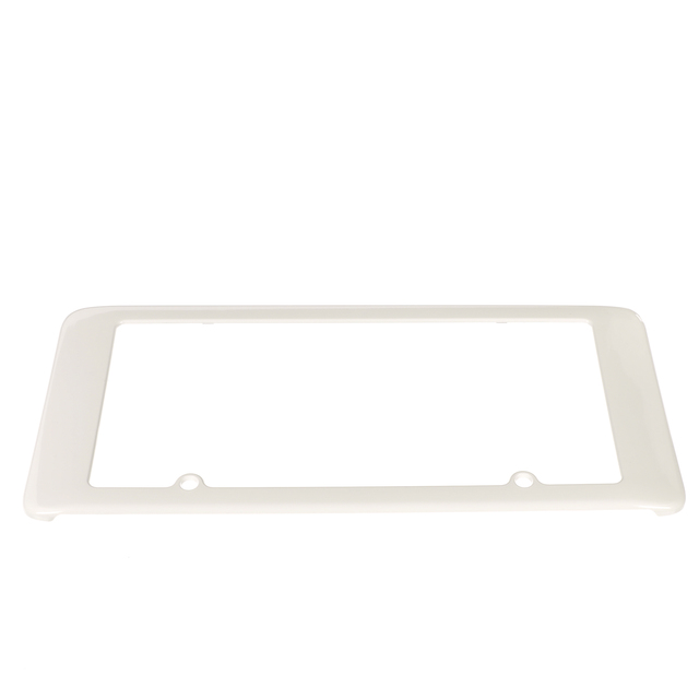 12499520 - Exterior: Rear License Plate Holder - White (10U) for Chevrolet: Corvette Image