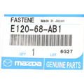E12068AB1 - Body: Lift-gate Trim Cover Clip for Mazda Image