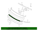 F7UZ15001A06BA - Body: Deflector for Ford Image