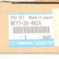 NFY72648ZB - : Brake Pads Rear for Mazda Image