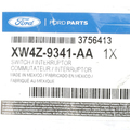 XW4Z9341AA - Fuel System: Inertia Switch for Ford: Aerostar, Bronco II, Crown Victoria, Escape, Escort, Explorer, Ranger, Taurus, Thunderbird | Lincoln: LS, Town Car | Mercury: Cougar, Grand Marquis, Marauder, Mariner, Sable, Tracer, Villager Image