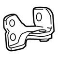 68306514AA - : Door Upper Hinge, Right for Dodge: Hornet | Fiat: 500E | Jeep: Compass Image