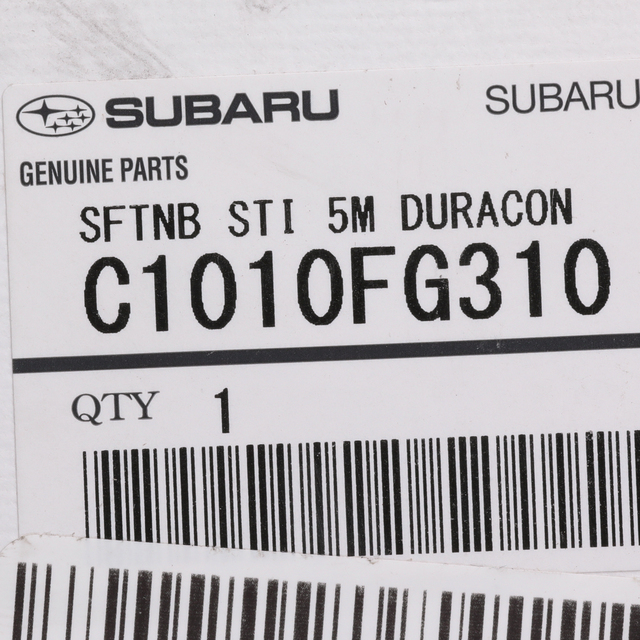 C1010FG311 - Interior: Sti Duracon Shift Knob 5-Speed M/T - Black for Subaru: Crosstrek, Forester, Impreza, Legacy, Outback, Tribeca Image